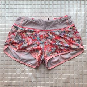 Floral Lululemon Shorts